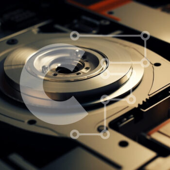 Intra Συλλεκτικό Ξύλινο Παζλ Plywood  4mm - Κοντινό πλάνο εσωτερικού σκληρού δίσκου με μεταλλικά εξαρτήματα Σε Ξύλινο Κουτί - Διαστάσεις Puzzle: 10x10 cm – 25 κομμάτια - Image 1