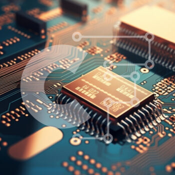 Intra Συλλεκτικό Ξύλινο Παζλ Plywood  4mm - Κοντινό πλάνο του πίνακα ηλεκτρονικών κυκλωμάτων Σε Ξύλινο Κουτί - Διαστάσεις Puzzle: 10x10 cm – 25 κομμάτια - Image 1