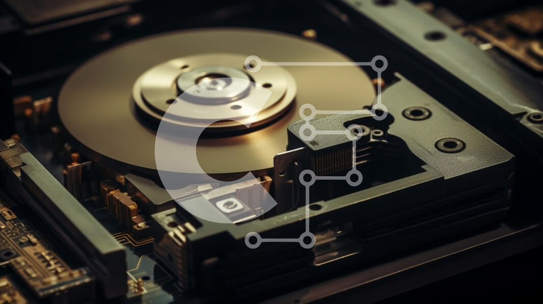 Intra Συλλεκτικό Ξύλινο Παζλ Plywood  4mm - Μονάδα σκληρού δίσκου και ηλεκτρονική μητρική πλακέτα Σε Ξύλινο Κουτί - Διαστάσεις Puzzle: 10x10 cm – 25 κομμάτια