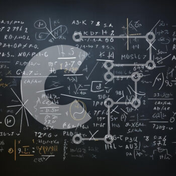 Intra Συλλεκτικό Ξύλινο Παζλ Plywood  4mm - Μαθηματικοί τύποι και εξισώσεις στον πίνακα Σε Ξύλινο Κουτί - Διαστάσεις Puzzle: 10x10 cm – 25 κομμάτια - Image 1