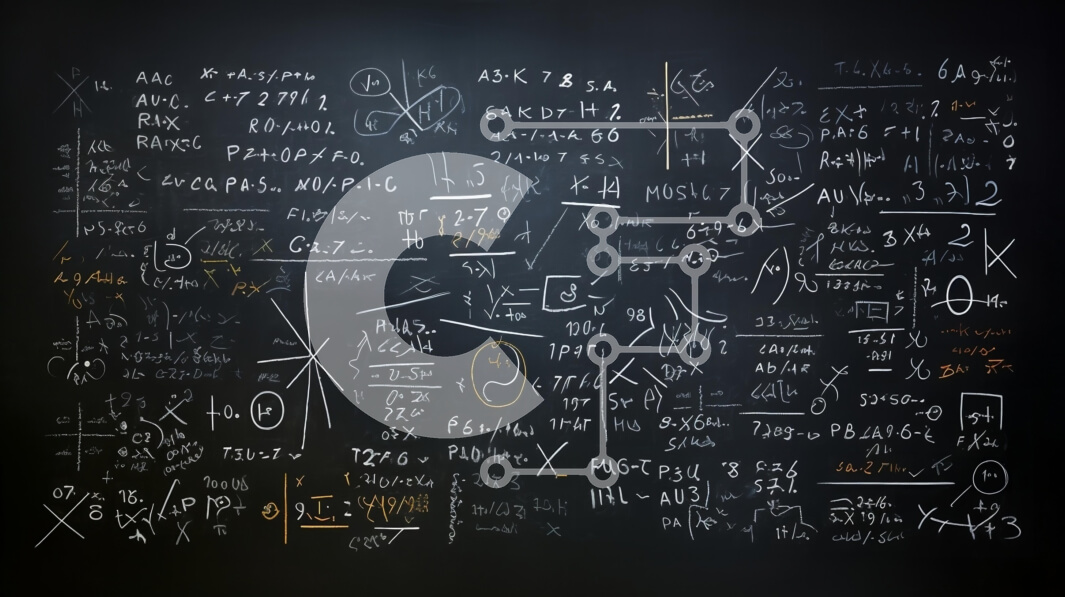 Intra Συλλεκτικό Ξύλινο Παζλ Plywood  4mm - Μαθηματικοί τύποι και εξισώσεις στον πίνακα Σε Ξύλινο Κουτί - Διαστάσεις Puzzle: 10x10 cm – 25 κομμάτια