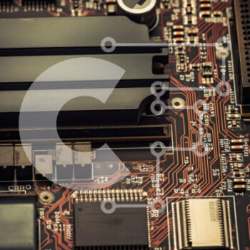 Intra Συλλεκτικό Ξύλινο Παζλ Plywood  4mm - Κοντινό πλάνο πλακέτας ηλεκτρονικών κυκλωμάτων Σε Ξύλινο Κουτί - Διαστάσεις Puzzle: 10x10 cm – 25 κομμάτια - Image 1