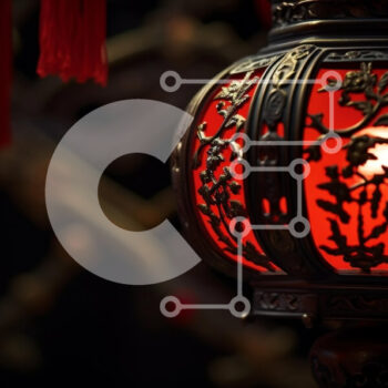 Intra Συλλεκτικό Ξύλινο Παζλ Plywood  4mm - Περίπλοκο κόκκινο φανάρι με φούντες και φως κεριών Σε Ξύλινο Κουτί - Διαστάσεις Puzzle: 10x10 cm – 25 κομμάτια - Image 1