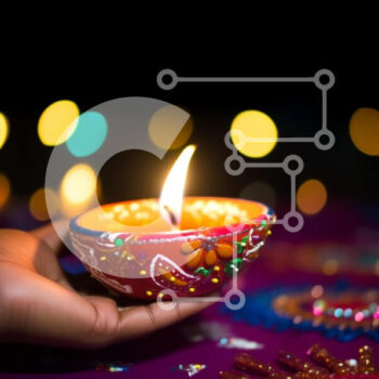 Intra Συλλεκτικό Ξύλινο Παζλ Plywood  4mm - Στολισμένο κερί στο σκοτάδι Σε Ξύλινο Κουτί - Διαστάσεις Puzzle: 10x10 cm – 25 κομμάτια - Image 1