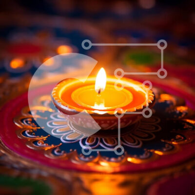 Intra Συλλεκτικό Ξύλινο Παζλ Plywood  4mm - Αναμμένο κερί σε περίτεχνο τραπέζι Σε Ξύλινο Κουτί - Διαστάσεις Puzzle: 10x10 cm – 25 κομμάτια - Image 1