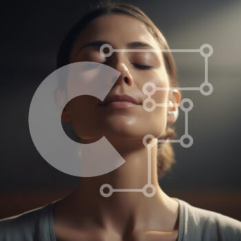 Intra Συλλεκτικό Ξύλινο Παζλ Plywood  4mm - Πορτρέτο μιας Γαληνής Γυναίκας στο Διαλογισμό Σε Ξύλινο Κουτί - Διαστάσεις Puzzle: 10x10 cm – 25 κομμάτια - Image 1