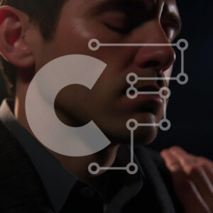 Intra Συλλεκτικό Ξύλινο Παζλ Plywood  4mm - Άνθρωπος σε βαθιά περισυλλογή Σε Ξύλινο Κουτί - Διαστάσεις Puzzle: 10x10 cm – 25 κομμάτια