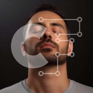 Intra Συλλεκτικό Ξύλινο Παζλ Plywood  4mm - Άνθρωπος σε ενατένιση Σε Ξύλινο Κουτί - Διαστάσεις Puzzle: 10x10 cm – 25 κομμάτια