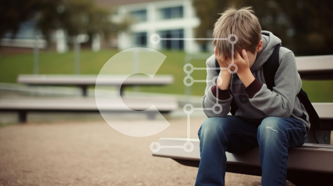 Intra Συλλεκτικό Ξύλινο Παζλ Plywood  4mm - Πορτρέτο ενός νεαρού αγοριού σε συναισθηματική αγωνία Σε Ξύλινο Κουτί - Διαστάσεις Puzzle: 10x10 cm – 25 κομμάτια