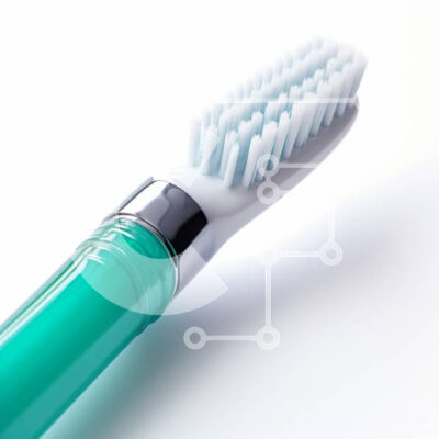 Intra Συλλεκτικό Ξύλινο Παζλ Plywood  4mm - Κοντινό πλάνο μιας σύγχρονης οδοντόβουρτσας Σε Ξύλινο Κουτί - Διαστάσεις: 10x10 cm – 25 κομμάτια - Image 1