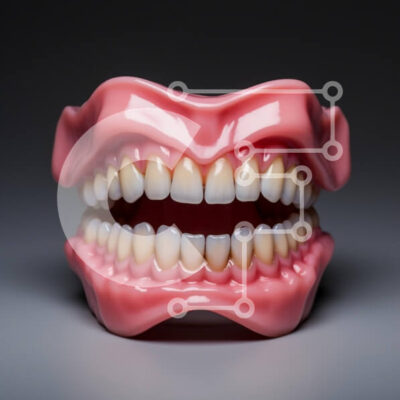 Intra Συλλεκτικό Ξύλινο Παζλ Plywood  4mm - Ρεαλιστικό οδοντιατρικό μοντέλο που παρουσιάζει δόντια και ούλα Σε Ξύλινο Κουτί - Διαστάσεις Puzzle: 10x10 cm – 25 κομμάτια - Image 1