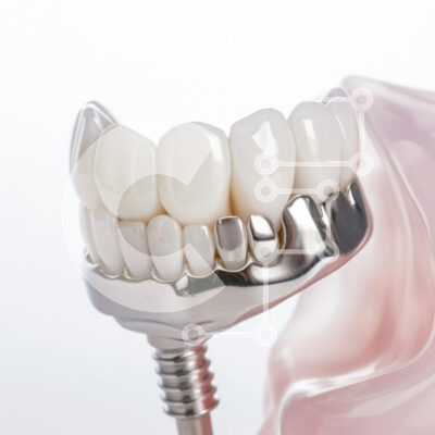 Intra Συλλεκτικό Ξύλινο Παζλ Plywood  4mm - Κοντινό πλάνο του οδοντικού προσθετικού σχεδίου δοντιών Σε Ξύλινο Κουτί - Διαστάσεις Puzzle: 10x10 cm – 25 κομμάτια - Image 1