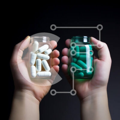 Intra Συλλεκτικό Ξύλινο Παζλ Plywood  4mm - Σύγκριση καψουλών σε βάζα Σε Ξύλινο Κουτί - Διαστάσεις Puzzle: 10x10 cm – 25 κομμάτια - Image 1