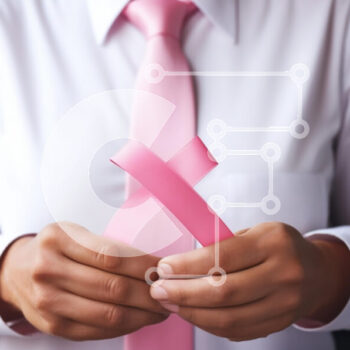 Intra Συλλεκτικό Ξύλινο Παζλ Plywood  4mm - Ροζ κορδέλες για την ευαισθητοποίηση για τον καρκίνο του μαστού Σε Ξύλινο Κουτί - Διαστάσεις Puzzle: 10x10 cm – 25 κομμάτια - Image 1