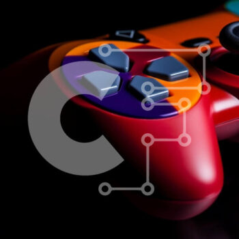 Intra Συλλεκτικό Ξύλινο Παζλ Plywood  4mm - Πολύχρωμο χειριστήριο παιχνιδιών σε σκούρο φόντο Σε Ξύλινο Κουτί - Διαστάσεις Puzzle: 10x10 cm – 25 κομμάτια - Image 1