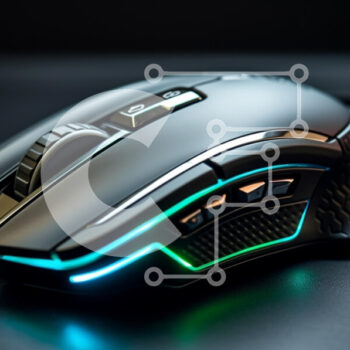 Intra Συλλεκτικό Ξύλινο Παζλ Plywood  4mm - Ποντίκι παιχνιδιού υψηλής απόδοσης με φωτισμό RGB Σε Ξύλινο Κουτί - Διαστάσεις Puzzle: 10x10 cm – 25 κομμάτια - Image 1