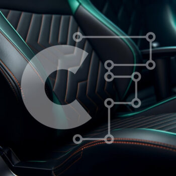 Intra Συλλεκτικό Ξύλινο Παζλ Plywood  4mm - Κοντινό πλάνο ενός σύγχρονου σχεδίου καθισμάτων αυτοκινήτου Σε Ξύλινο Κουτί - Διαστάσεις Puzzle: 10x10 cm – 25 κομμάτια - Image 1