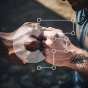 Intra Συλλεκτικό Ξύλινο Παζλ Plywood  4mm - Γροθιές που έρχονται μαζί στην ενότητα Σε Ξύλινο Κουτί - Διαστάσεις Puzzle: 10x10 cm – 25 κομμάτια