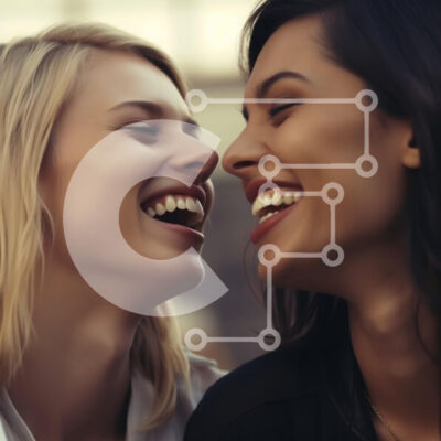 Intra Συλλεκτικό Ξύλινο Παζλ Plywood  4mm - Γυναίκες που γελούν μαζί Σε Ξύλινο Κουτί - Διαστάσεις Puzzle: 10x10 cm – 25 κομμάτια - Image 1