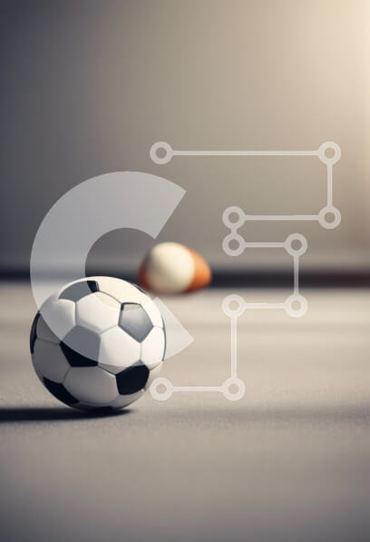 Intra Συλλεκτικό Ξύλινο Παζλ Plywood  4mm - Κοντινό πλάνο μιας μπάλας ποδοσφαίρου Σε Ξύλινο Κουτί - Διαστάσεις Puzzle: 10x10 cm – 25 κομμάτια