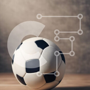 Intra Συλλεκτικό Ξύλινο Παζλ Plywood  4mm - Μπάλα ποδοσφαίρου σε ξύλινη επιφάνεια Σε Ξύλινο Κουτί - Διαστάσεις Puzzle: 10x10 cm – 25 κομμάτια - Image 1