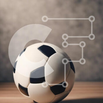 Intra Συλλεκτικό Ξύλινο Παζλ Plywood  4mm - Μπάλα ποδοσφαίρου σε ξύλινη επιφάνεια Σε Ξύλινο Κουτί - Διαστάσεις Puzzle: 10x10 cm – 25 κομμάτια - Image 1