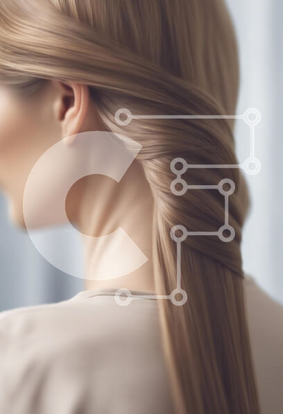 Intra Συλλεκτικό Ξύλινο Παζλ Plywood  4mm - Κομψό χτένισμα με στριμμένα μακριά μαλλιά Σε Ξύλινο Κουτί - Διαστάσεις Puzzle: 10x10 cm – 25 κομμάτια