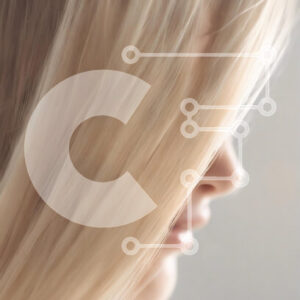 Intra Συλλεκτικό Ξύλινο Παζλ Plywood  4mm - Πλαϊνό προφίλ ατόμου με ξανθά μαλλιά Σε Ξύλινο Κουτί - Διαστάσεις Puzzle: 10x10 cm – 25 κομμάτια