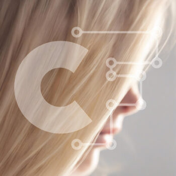 Intra Συλλεκτικό Ξύλινο Παζλ Plywood  4mm - Προβολή προφίλ με ξανθά μαλλιά που ρέουν Σε Ξύλινο Κουτί - Διαστάσεις Puzzle: 10x10 cm – 25 κομμάτια - Image 1