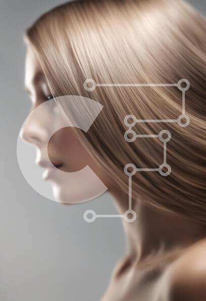 Intra Συλλεκτικό Ξύλινο Παζλ Plywood  4mm - Πορτρέτο μιας γυναίκας με ρέοντα μαλλιά Σε Ξύλινο Κουτί - Διαστάσεις Puzzle: 10x10 cm – 25 κομμάτια