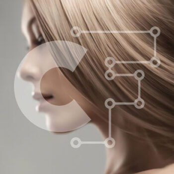 Intra Συλλεκτικό Ξύλινο Παζλ Plywood  4mm - Προφίλ μιας νεαρής γυναίκας με ξανθά μαλλιά Σε Ξύλινο Κουτί - Διαστάσεις Puzzle: 10x10 cm – 25 κομμάτια - Image 1