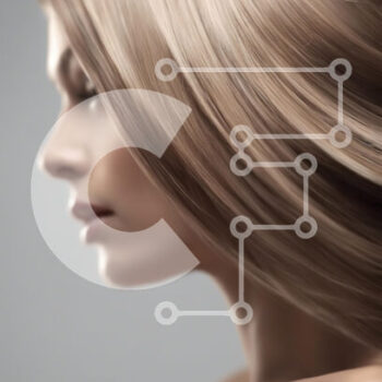 Intra Συλλεκτικό Ξύλινο Παζλ Plywood  4mm - Προφίλ μιας γυναίκας με ρέοντα μαλλιά Σε Ξύλινο Κουτί - Διαστάσεις Puzzle: 10x10 cm – 25 κομμάτια - Image 1