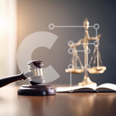 Intra Συλλεκτικό Ξύλινο Παζλ Plywood  4mm - Gavel and Scales of Justice Σε Ξύλινο Κουτί - Διαστάσεις Puzzle: 10x10 cm – 25 κομμάτια - Image 1