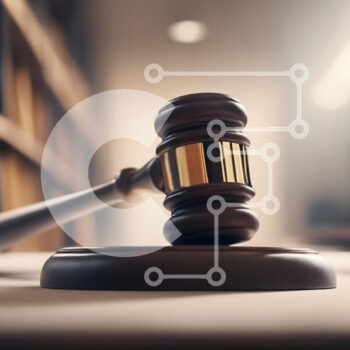 Intra Συλλεκτικό Ξύλινο Παζλ Plywood 4mm - Gavel που συμβολίζει τη δικαιοσύνη σε ένα νομικό πλαίσιο Σε Ξύλινο Κουτί - Διαστάσεις Puzzle: 10x10 cm – 25 κομμάτια - Image 1