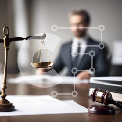 Intra Συλλεκτικό Ξύλινο Παζλ Plywood  4mm - Νομικό Γραφείο με Ζυγαριά Δικαιοσύνης και Γκάβελ Σε Ξύλινο Κουτί - Διαστάσεις Puzzle: 10x10 cm – 25 κομμάτια - Image 1