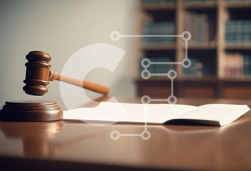 Intra Συλλεκτικό Ξύλινο Παζλ Plywood  4mm - Δικαστήριο Gavel and Open Book Σε Ξύλινο Κουτί - Διαστάσεις Puzzle: 10x10 cm – 25 κομμάτια - Image 1
