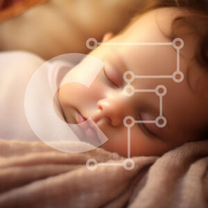 Intra Συλλεκτικό Ξύλινο Παζλ Plywood  4mm - Sleeping Baby σε ένα άνετο περιβάλλον Σε Ξύλινο Κουτί - Διαστάσεις Puzzle: 10x10 cm – 25 κομμάτια - Image 1