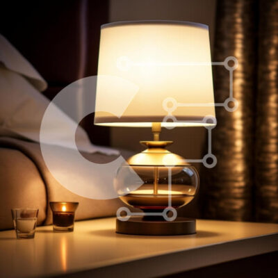 Intra Συλλεκτικό Ξύλινο Παζλ Plywood  4mm - Κομψό φωτιστικό κομοδίνου και κεριά Σε Ξύλινο Κουτί - Διαστάσεις Puzzle: 10x10 cm – 25 κομμάτια - Image 1