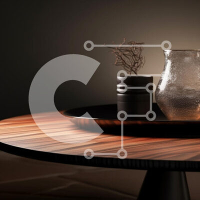 Intra Συλλεκτικό Ξύλινο Παζλ Plywood  4mm - Κομψό στρογγυλό ξύλινο τραπέζι με διακοσμητικά στοιχεία Σε Ξύλινο Κουτί - Διαστάσεις Puzzle: 10x10 cm – 25 κομμάτια - Image 1