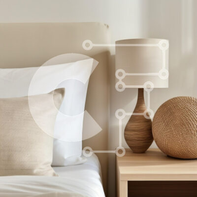 Intra Συλλεκτικό Ξύλινο Παζλ Plywood  4mm - Άνετο υπνοδωμάτιο με ουδέτερους τόνους και κομψή διακόσμηση Σε Ξύλινο Κουτί - Διαστάσεις Puzzle: 10x10 cm – 25 κομμάτια - Image 1