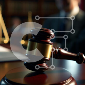 Intra Συλλεκτικό Ξύλινο Παζλ Plywood  4mm - Gavel σε μια ρύθμιση αίθουσας δικαστηρίου Σε Ξύλινο Κουτί - Διαστάσεις Puzzle: 10x10 cm – 25 κομμάτια - Image 1