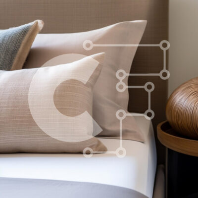 Intra Συλλεκτικό Ξύλινο Παζλ Plywood 4mm - Άνετο υπνοδωμάτιο με κομψά μαξιλάρια Σε Ξύλινο Κουτί - Διαστάσεις Puzzle: 10x10 cm – 25 κομμάτια - Image 1