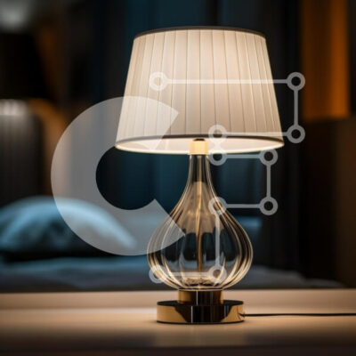 Intra Συλλεκτικό Ξύλινο Παζλ Plywood  4mm - Κομψό γυάλινο φωτιστικό σε άνετο υπνοδωμάτιο Σε Ξύλινο Κουτί - Διαστάσεις Puzzle: 10x10 cm – 25 κομμάτια - Image 1