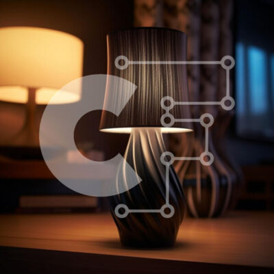 Intra Συλλεκτικό Ξύλινο Παζλ Plywood  4mm - Μοντέρνο φωτιστικό στο άνετο σαλόνι Σε Ξύλινο Κουτί - Διαστάσεις Puzzle: 10x10 cm – 25 κομμάτια - Image 1