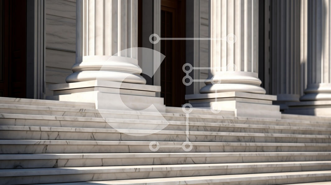 Intra Συλλεκτικό Ξύλινο Παζλ Plywood  4mm - Κλασική είσοδος κτιρίου με μαρμάρινες κολώνες Σε Ξύλινο Κουτί - Διαστάσεις Puzzle: 10x10 cm – 25 κομμάτια