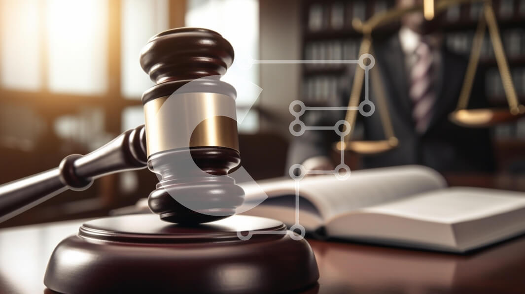 Intra Συλλεκτικό Ξύλινο Παζλ Plywood  4mm - Νομικό σκηνικό με Gavel και Ζυγαριά Δικαιοσύνης Σε Ξύλινο Κουτί - Διαστάσεις Puzzle: 10x10 cm – 25 κομμάτια