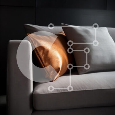 Intra Συλλεκτικό Ξύλινο Παζλ Plywood  4mm - Μοντέρνος καναπές με διακοσμητικά μαξιλάρια Σε Ξύλινο Κουτί - Διαστάσεις Puzzle: 10x10 cm – 25 κομμάτια - Image 1