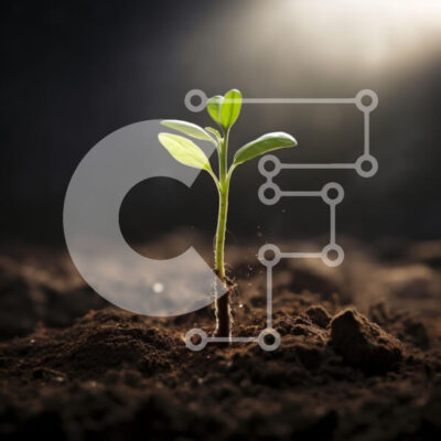 Intra Συλλεκτικό Ξύλινο Παζλ Plywood 4mm - Νέο βλαστάρι που αναδύεται από το έδαφος Σε Ξύλινο Κουτί - Διαστάσεις: 10x10 cm – 25 κομμάτια - Image 1