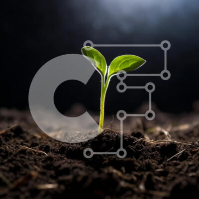 Intra Συλλεκτικό Ξύλινο Παζλ Plywood 4mm - Νεαρό φυτό που βλασταίνει από το έδαφος Σε Ξύλινο Κουτί - Διαστάσεις: 10x10 cm – 25 κομμάτια - Image 1