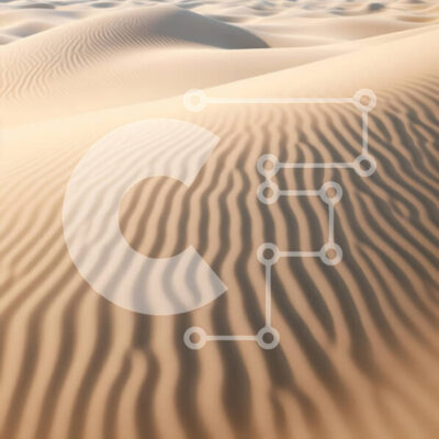 Intra Συλλεκτικό Ξύλινο Παζλ Plywood  4mm - Έρημο τοπίο με αμμόλοφους Σε Ξύλινο Κουτί - Διαστάσεις: 10x10 cm – 25 κομμάτια - Image 1